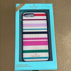 Kate Spade Colorful Striped iPhone 8 Plus/7 Plus Case